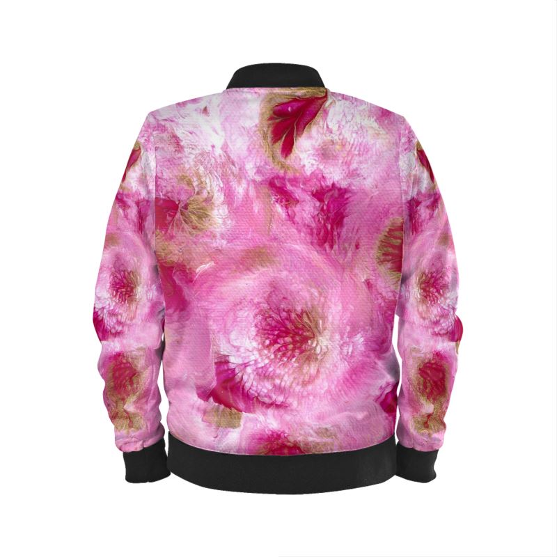 'Petunias' Ladies Bomber Jacket