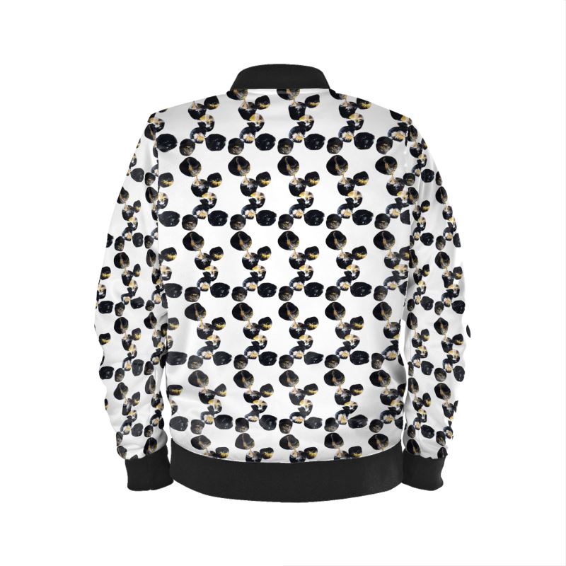 'Black Marbles' Men's Bomber Jacket