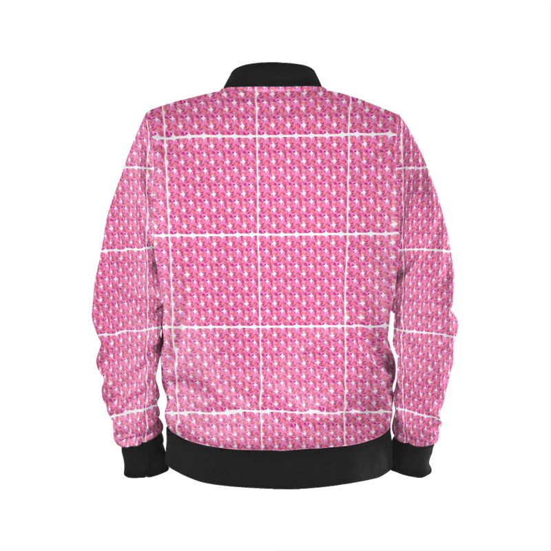 Pink xoxo style Ladies Bomber Jacket