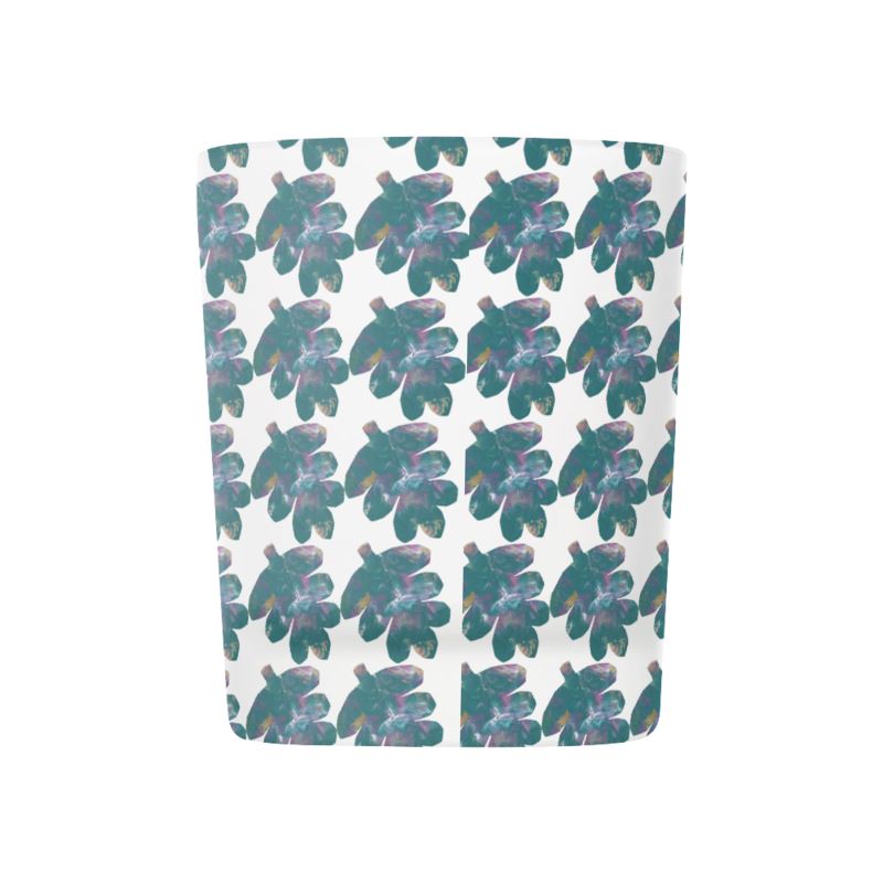 Teal Leaf Design Candle holder
