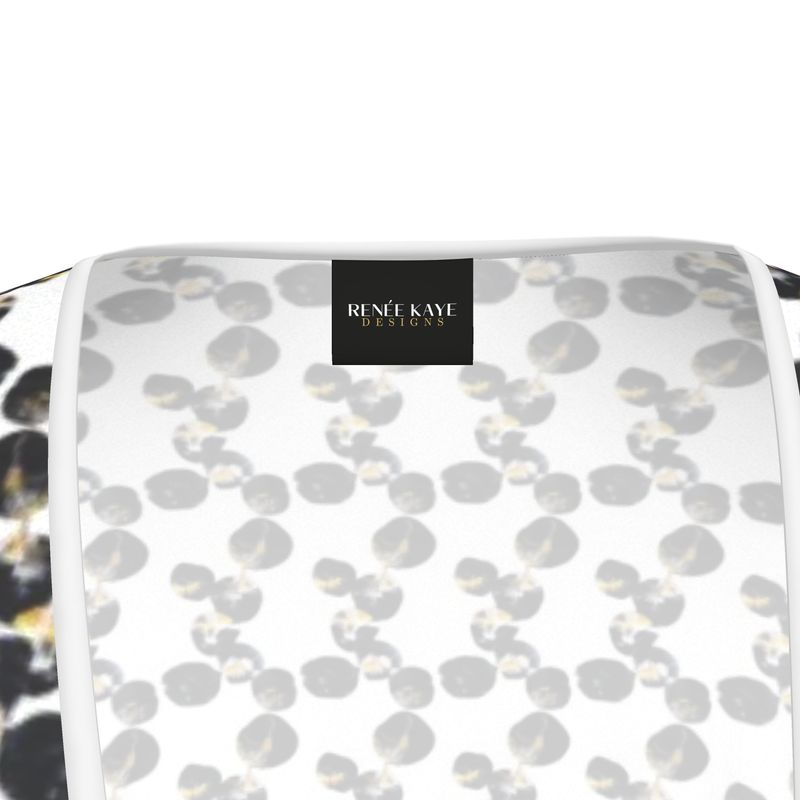 'Black Marbles' Tea Dress