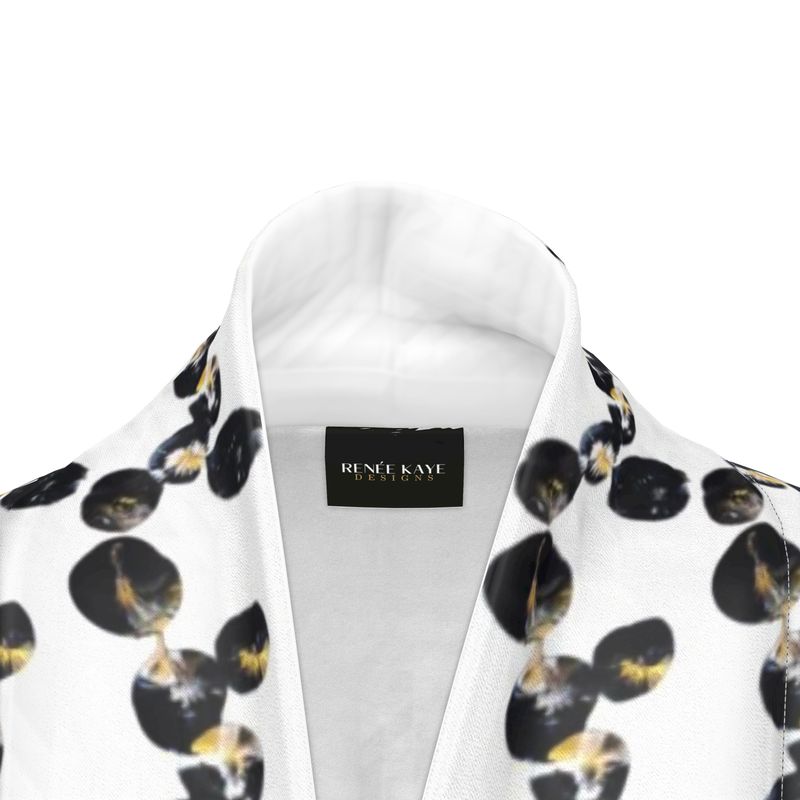 'Black Marbles' Kimono
