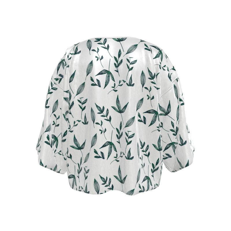 Botanical Design Kimono Jacket