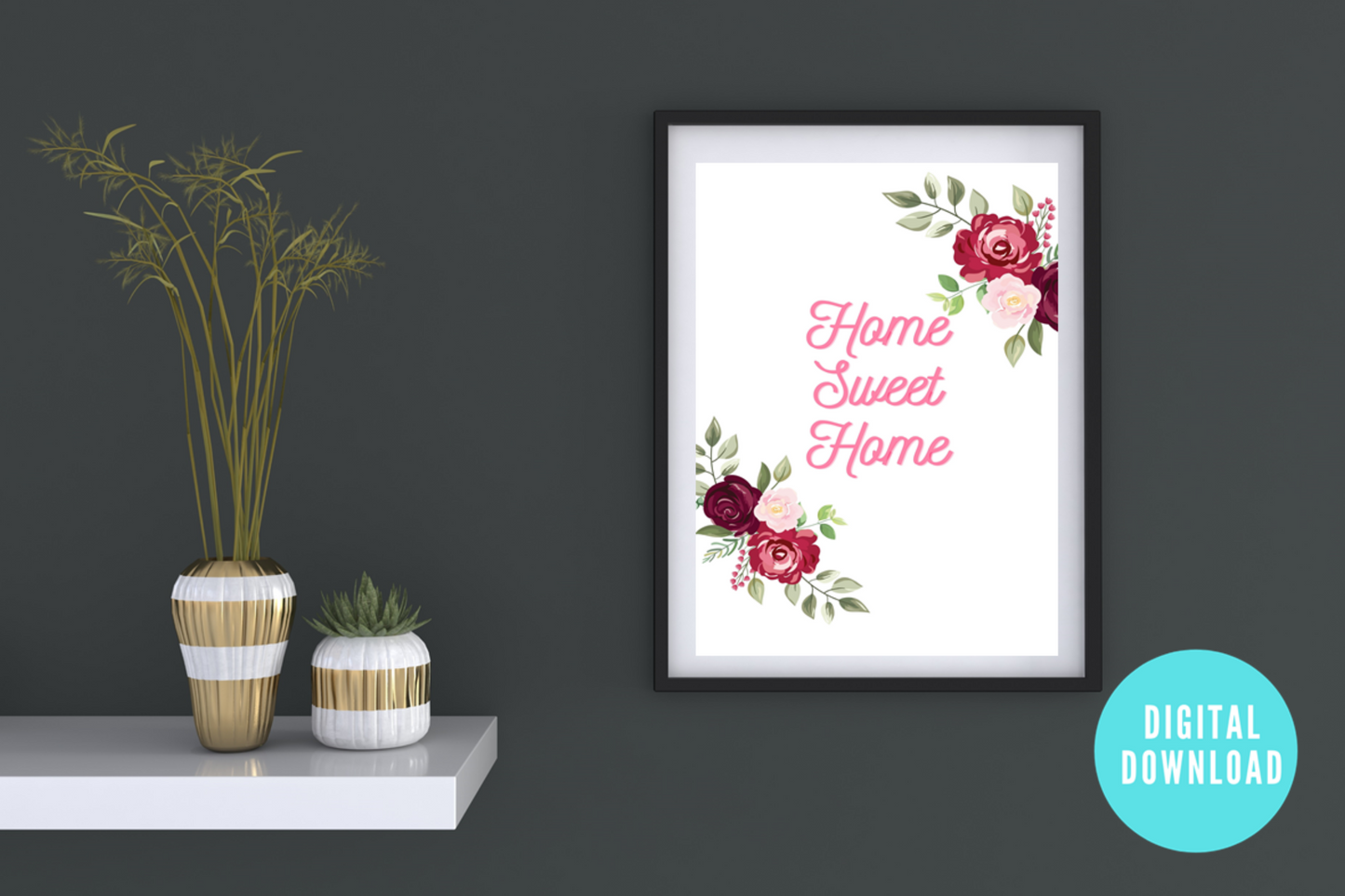 Home Sweet Home Wall Print | Digital Download