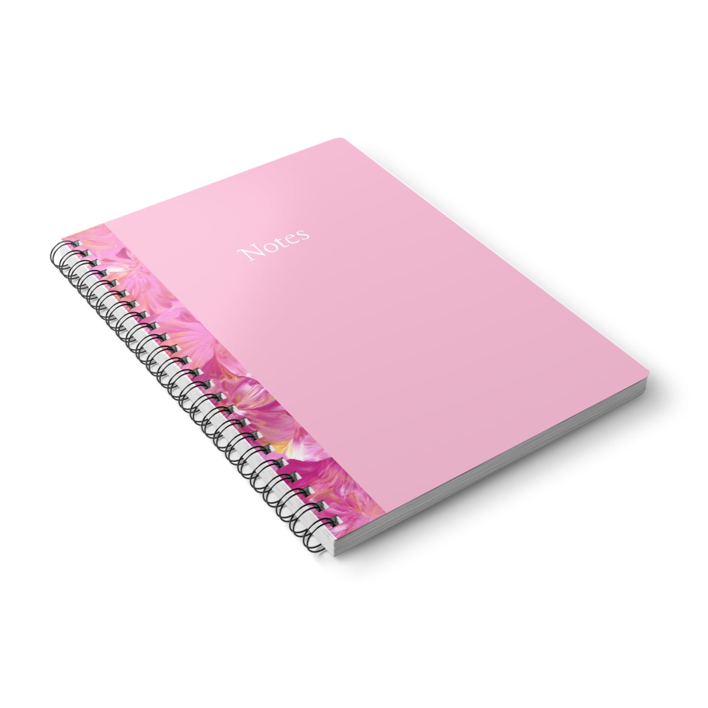 'Summer Blooms' Wirobound Softcover Notebook, A5