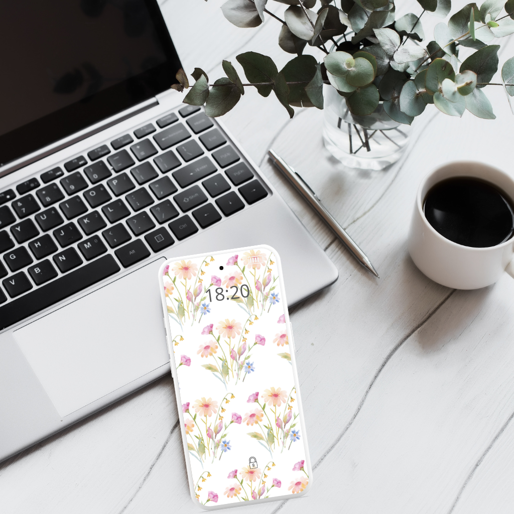 Floral Wallpaper Phone | Watercolour Flowers Painting | Flowers Aesthetic Wallpaper for iPhone & Android