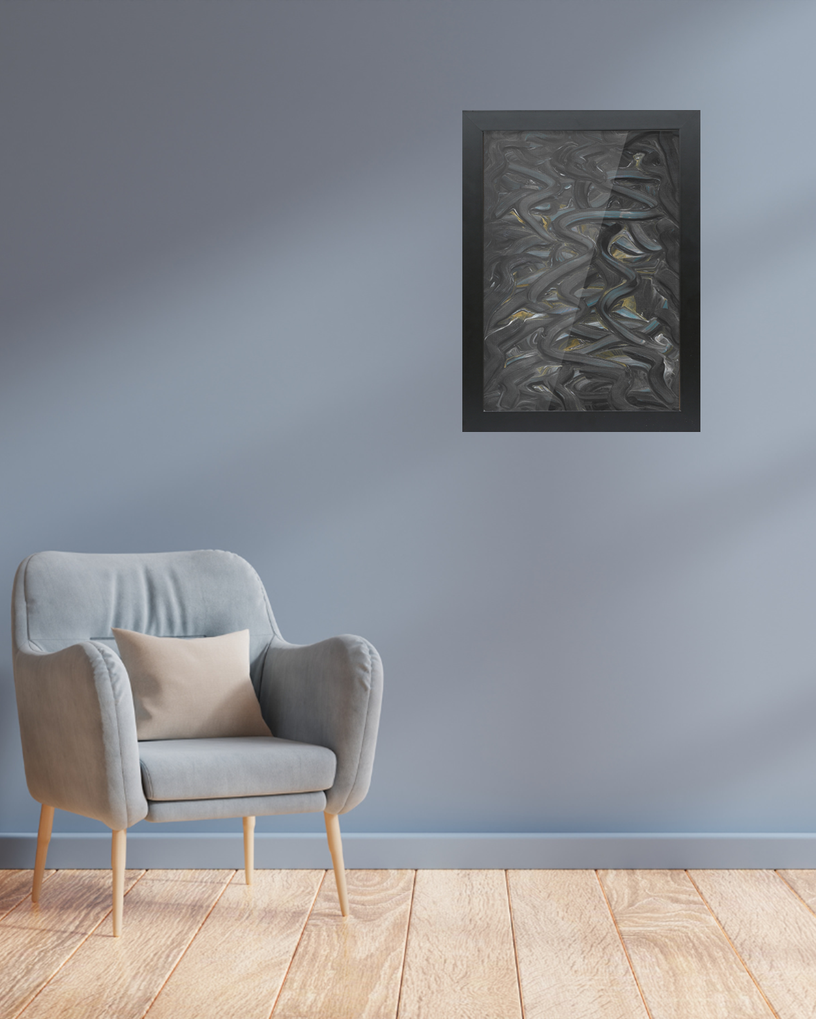 'Roads' Framed A2 Abstract Giclée Fine Art Print