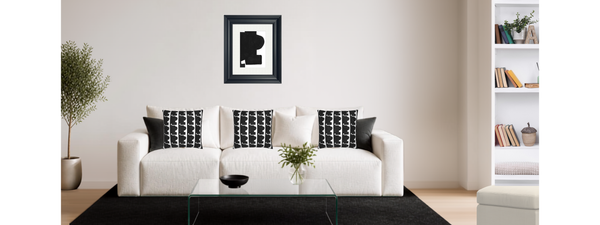 How to Style Black Abstract Wall Art in a Modern Home (Luxury Decor Ideas)