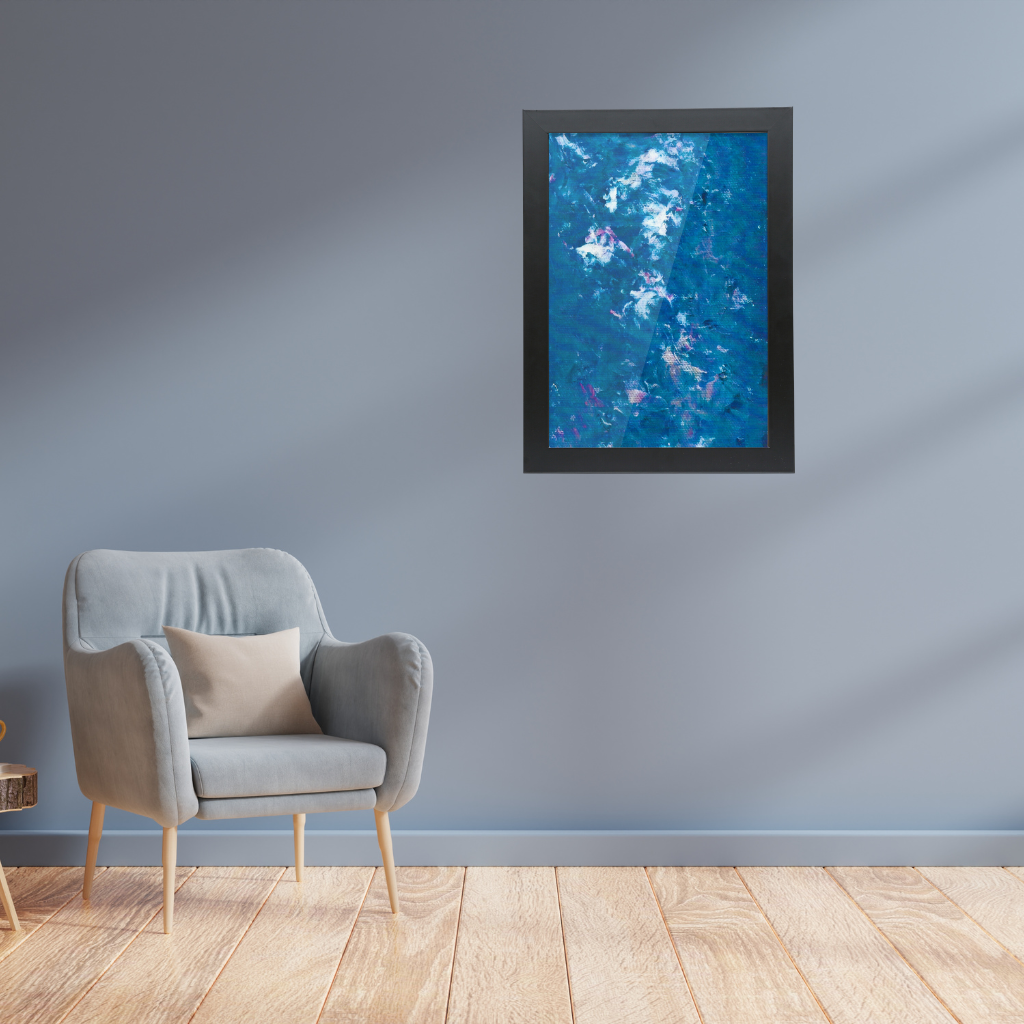 'Crashing Waves' Abstract Wall Art