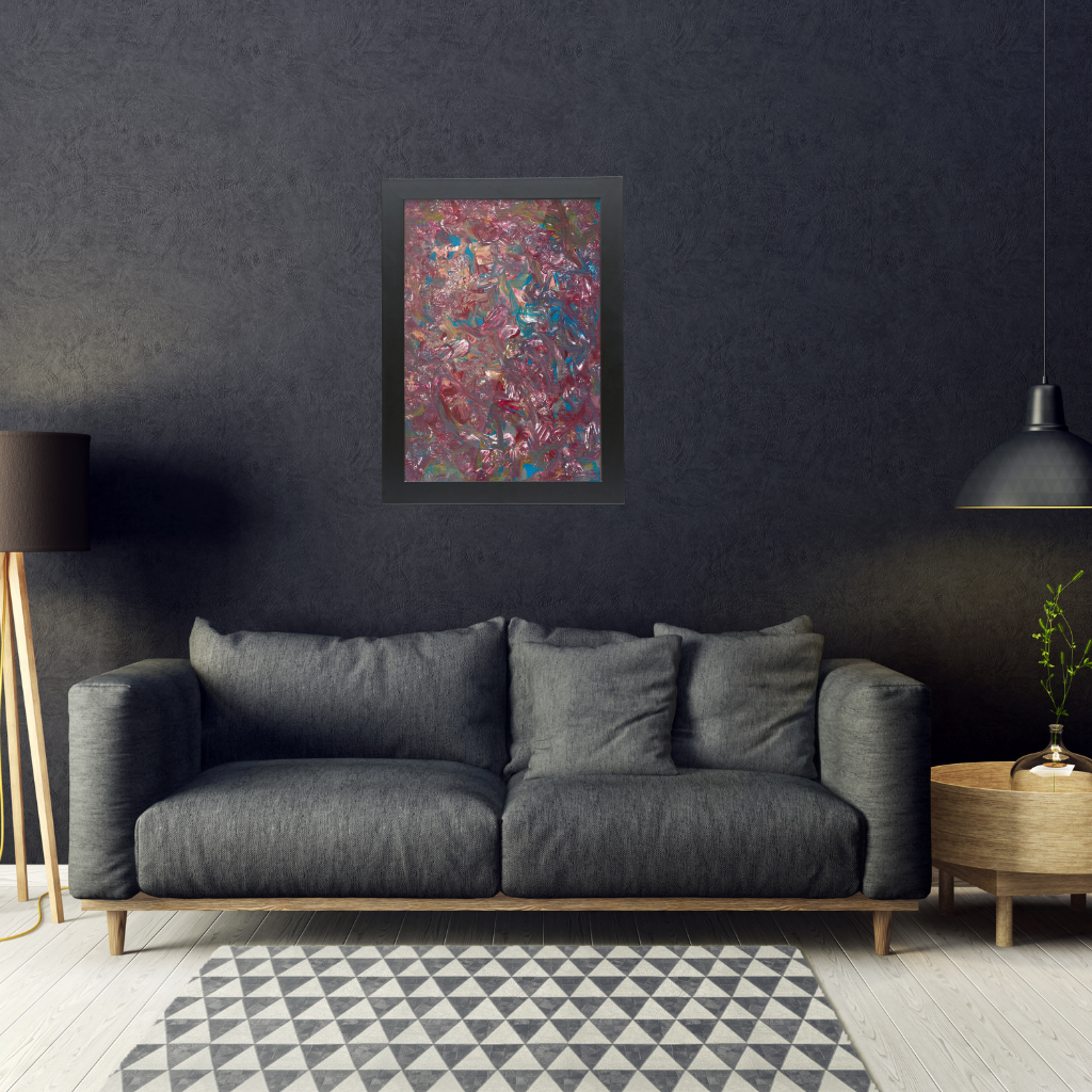 'Painting Party' Abstract Wall Art