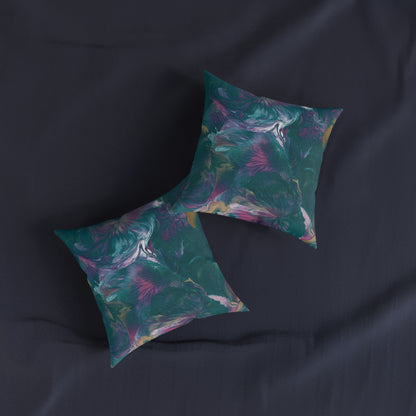 'Floral Utopia' Cushion / Square Pillow