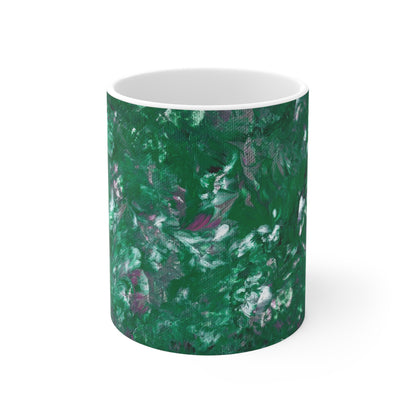 'Woodland Blooms' Abstract Mug 11oz