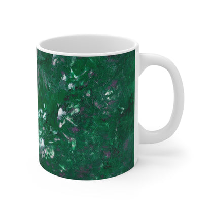 'Woodland Blooms' Abstract Mug 11oz