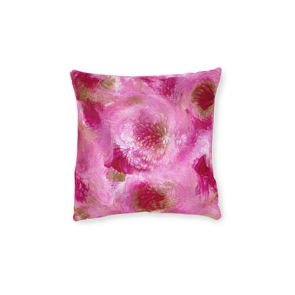 'Petunias' Cushion / Square Pillow