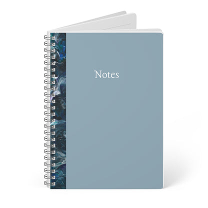 'Ocean Deep' Wirobound Softcover Notebook, A5