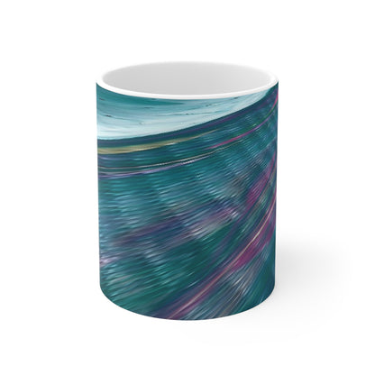 'Futuristic' Abstract Art Mug 11oz