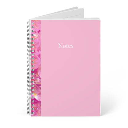 'Summer Blooms' Wirobound Softcover Notebook, A5