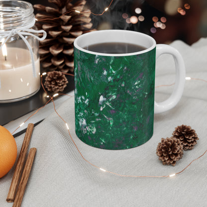 'Woodland Blooms' Abstract Mug 11oz