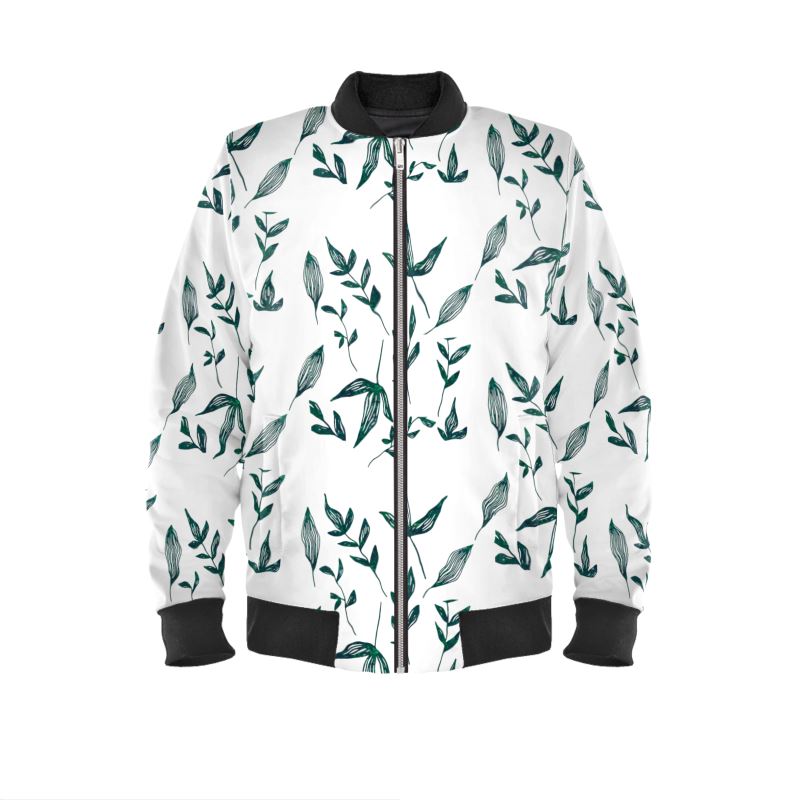 Botanical Design Men's Bomber Jacket