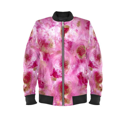 'Petunias' Ladies Bomber Jacket