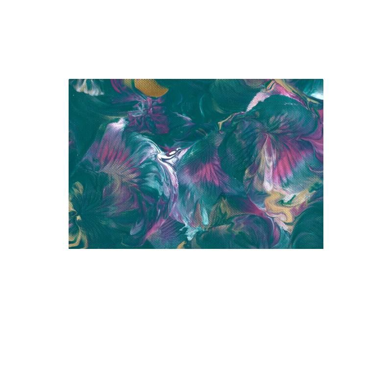 'Floral Utopia' Abstract Canvas 40x60 cm
