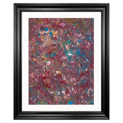 'Painting Party' Abstract Framed Art 16x20