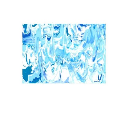 'Glacier' Abstract Canvas Art 50X70 cm