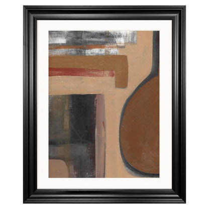 'Clay Vase' Abstract Framed Art 16x20