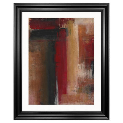 'Rustic Linear' Abstract Framed Art 16x20