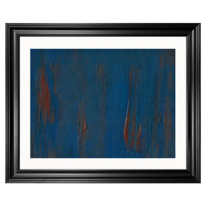 'Molten Flow' Abstract Framed Art 16x20