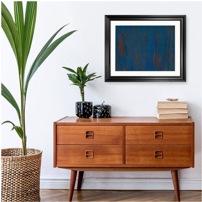 'Molten Flow' Abstract Framed Art 16x20