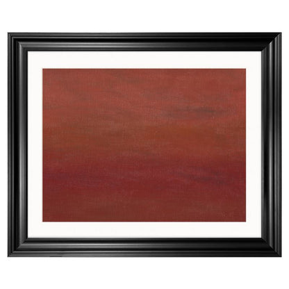 'Sunset' Abstract Framed Art 16x20