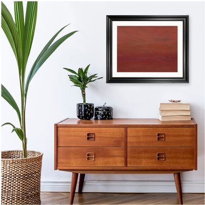 'Sunset' Abstract Framed Art 16x20