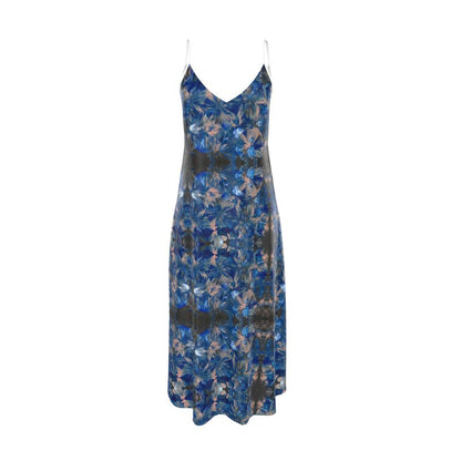 'Whisper of Blues' Slip Dress
