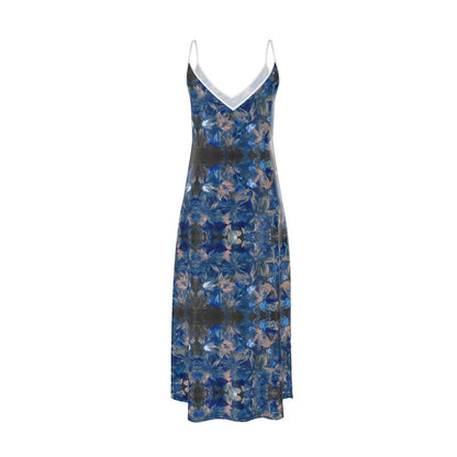 'Whisper of Blues' Slip Dress