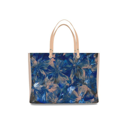 'Whisper of Blues' Abstract Handbag
