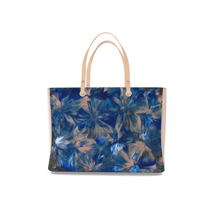 'Whisper of Blues' Abstract Handbag