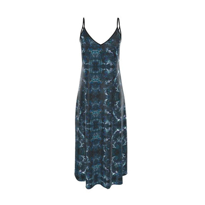 'Ocean Deep' Slip Dress