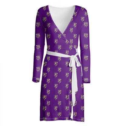 Purple Wrap Dress
