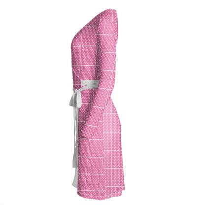 Pink XOXO Style Wrap Dress