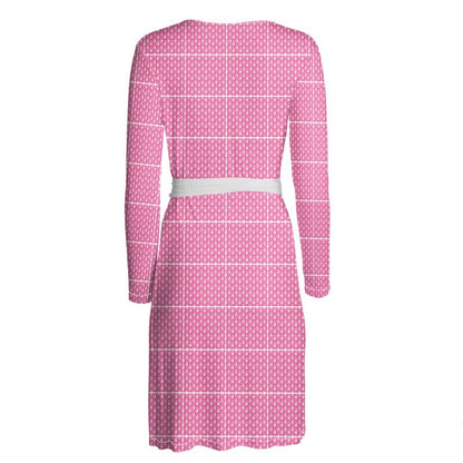 Pink XOXO Style Wrap Dress