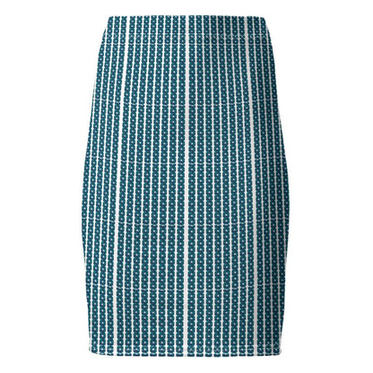 Pencil Skirt in Teal xoxo Style