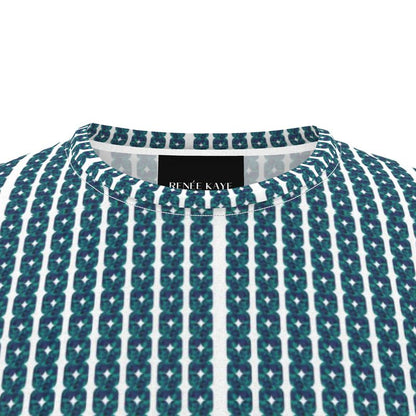 Teal xoxo style Men's T Shirt