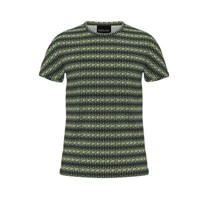 Lime green pattern Men's Tshirt