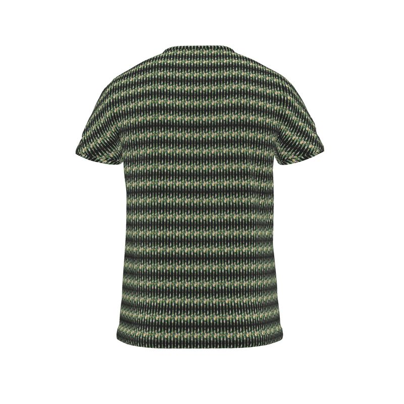 Lime green pattern Men's Tshirt