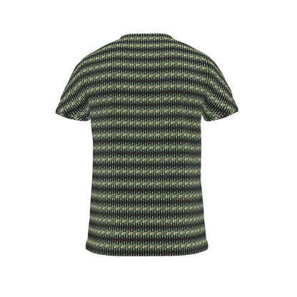 Lime green pattern Men's Tshirt
