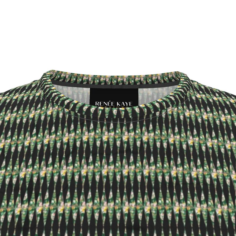 Lime green pattern Men's Tshirt