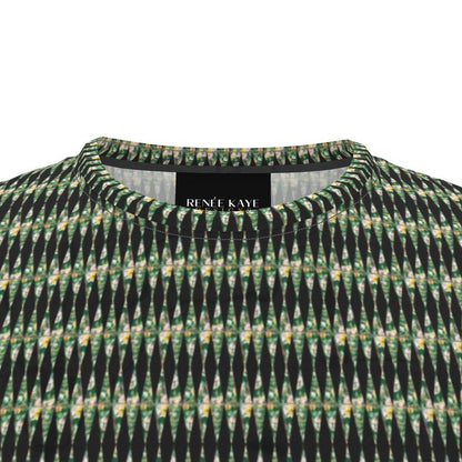 Lime green pattern Men's Tshirt