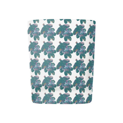 Teal Leaf Design Candle holder