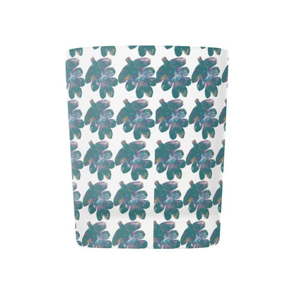 Teal Leaf Design Candle holder
